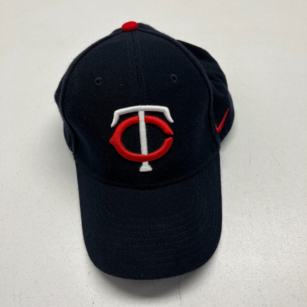 Nike Minnesota Twins Mens Baseball Cap Black Adjustable Back Genuine Merchandise